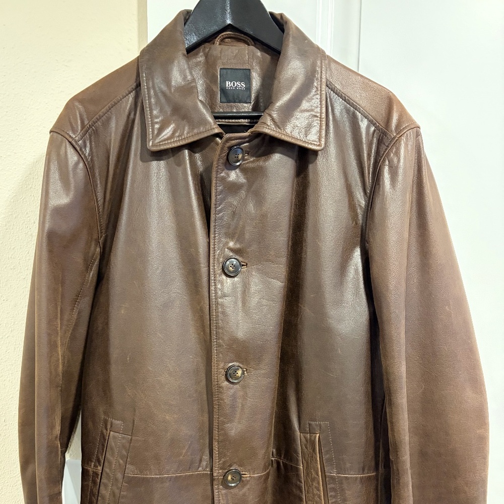 Hugo Boss Leather Jacket